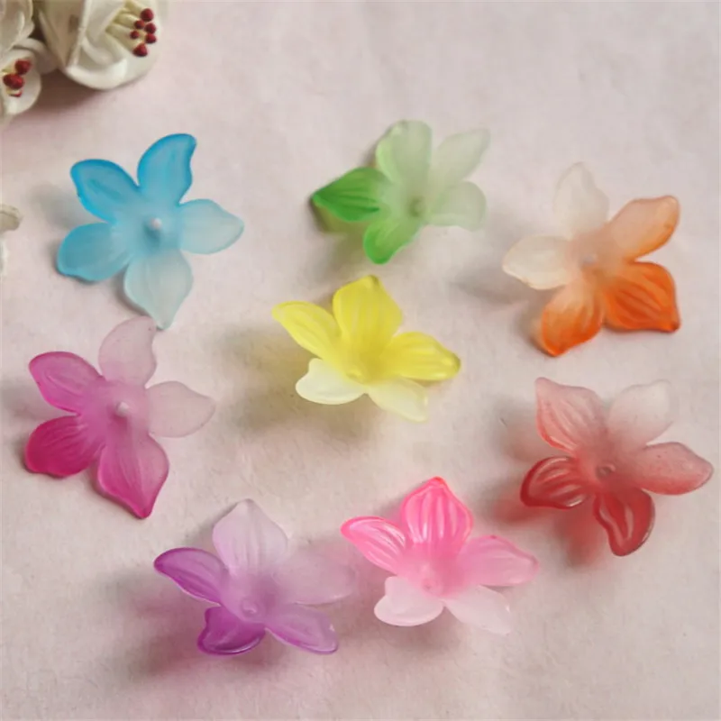 5 Petal Acrylic Translucent gradual change Beads Jewelry DIY headwear of bride bCraft Accessories Factory Outlet 29mm 45pc/45g
5 Petal Acrylic Translucent gradual change Beads Jewelry DIY headwear of bride bCraft Accessories Factory Outlet 29mm 45pc/45g