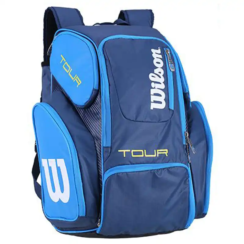wilson tennis bag blue