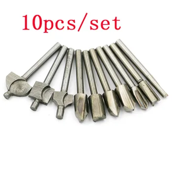 High-speed Steel 10 Sets Of Woodworking Electric Grinding Knife Engraving Machine Pattern Cutter Milling Cutter
High-speed Steel 10 Sets Of Woodworking Electric Grinding Knife Engraving Machine Pattern Cutter Milling Cutter