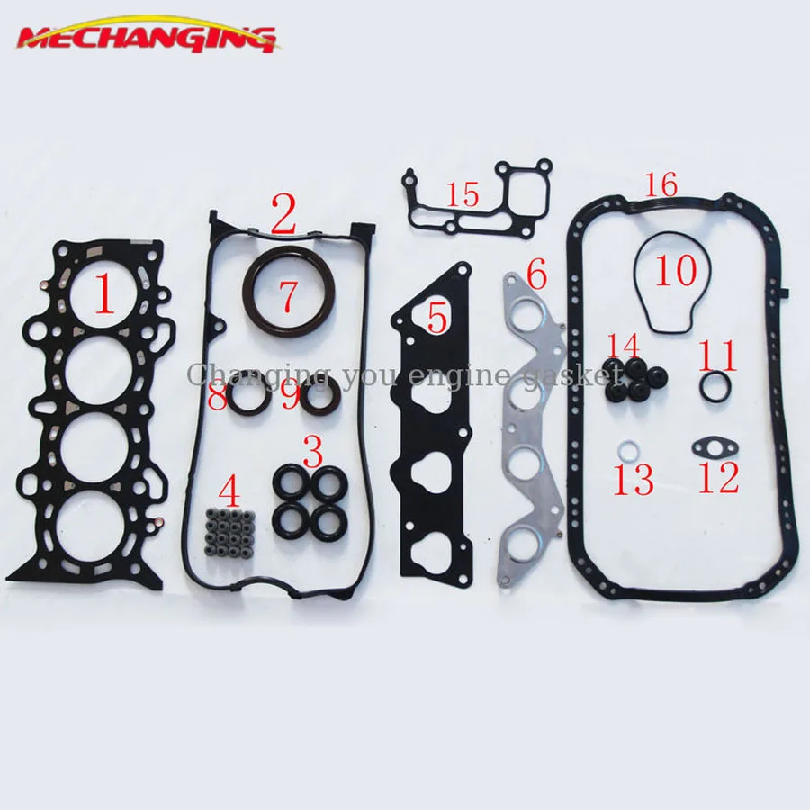 For HONDA CIVIC COUPE ES 16V 1.7I D17A8 D17A6 Metal Engine shim parts Full Set Engine Seal Gasket 06110-PLC-010 50204500
For HONDA CIVIC COUPE ES 16V 1.7I D17A8 D17A6 Metal Engine shim parts Full Set Engine Seal Gasket 06110-PLC-010 50204500