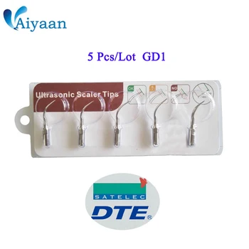 5 Pcs/Lot Dental Ultrasonic Scaler Tips GD1 Compatible With DTE/Satelec Scaler Handpiece Teeth Whitening Dental Equipment
5 Pcs/Lot Dental Ultrasonic Scaler Tips GD1 Compatible With DTE/Satelec Scaler Handpiece Teeth Whitening Dental Equipment
