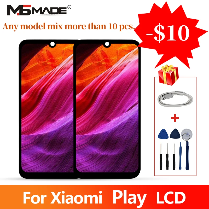 5.48" LCD Sreen For Xiaomi Mi Play LCD Display Sreen Touch Digitizer Panel Assembly Replacement Parts With Frame 100% Tested
5.48" LCD Sreen For Xiaomi Mi Play LCD Display Sreen Touch Digitizer Panel Assembly Replacement Parts With Frame 100% Tested