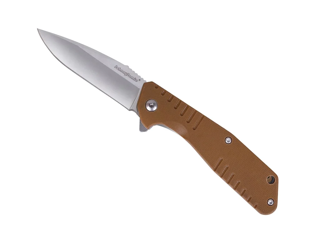 JohnnyJamie Brand New EDC Pocket Knife 440C Steel G10 Handle Ball Bearing Folding Blade Camping Survival Outdoor Tactical Knifes
JohnnyJamie Brand New EDC Pocket Knife 440C Steel G10 Handle Ball Bearing Folding Blade Camping Survival Outdoor Tactical Knifes