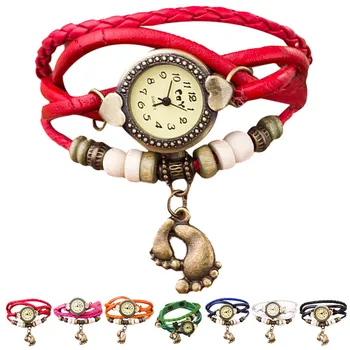 relogios feminino montre femme Fashion Weave Around Leather Footed Bracelet Wrist Watch Casual Woman Quartz Watch Ladies Clock
relogios feminino montre femme Fashion Weave Around Leather Footed Bracelet Wrist Watch Casual Woman Quartz Watch Ladies Clock