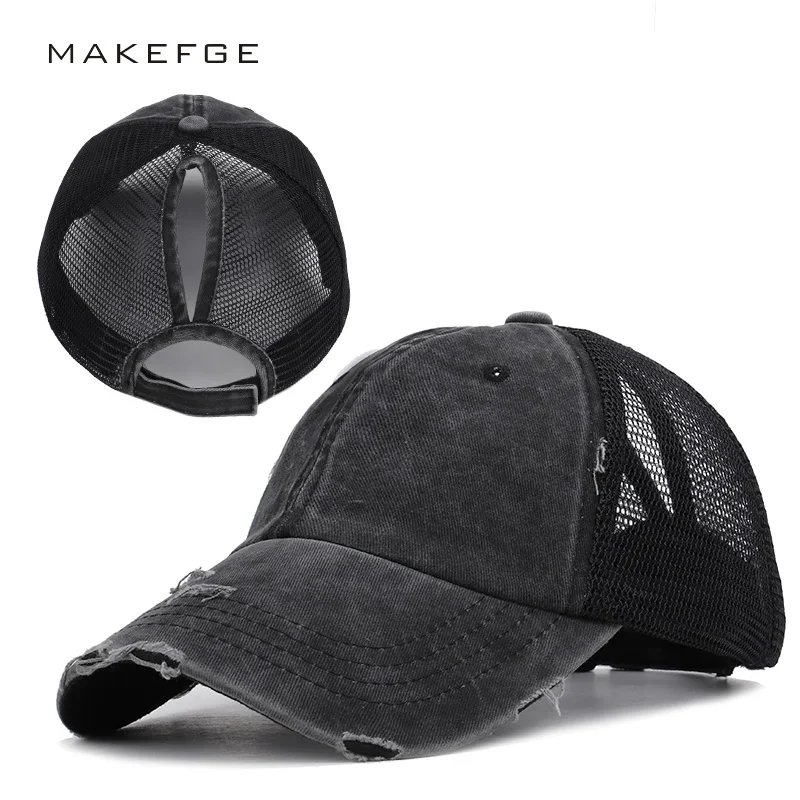New retro ponytail ladies baseball cap breathable mesh classic fashion size adjustable outdoor shade street sports gorros
New retro ponytail ladies baseball cap breathable mesh classic fashion size adjustable outdoor shade street sports gorros