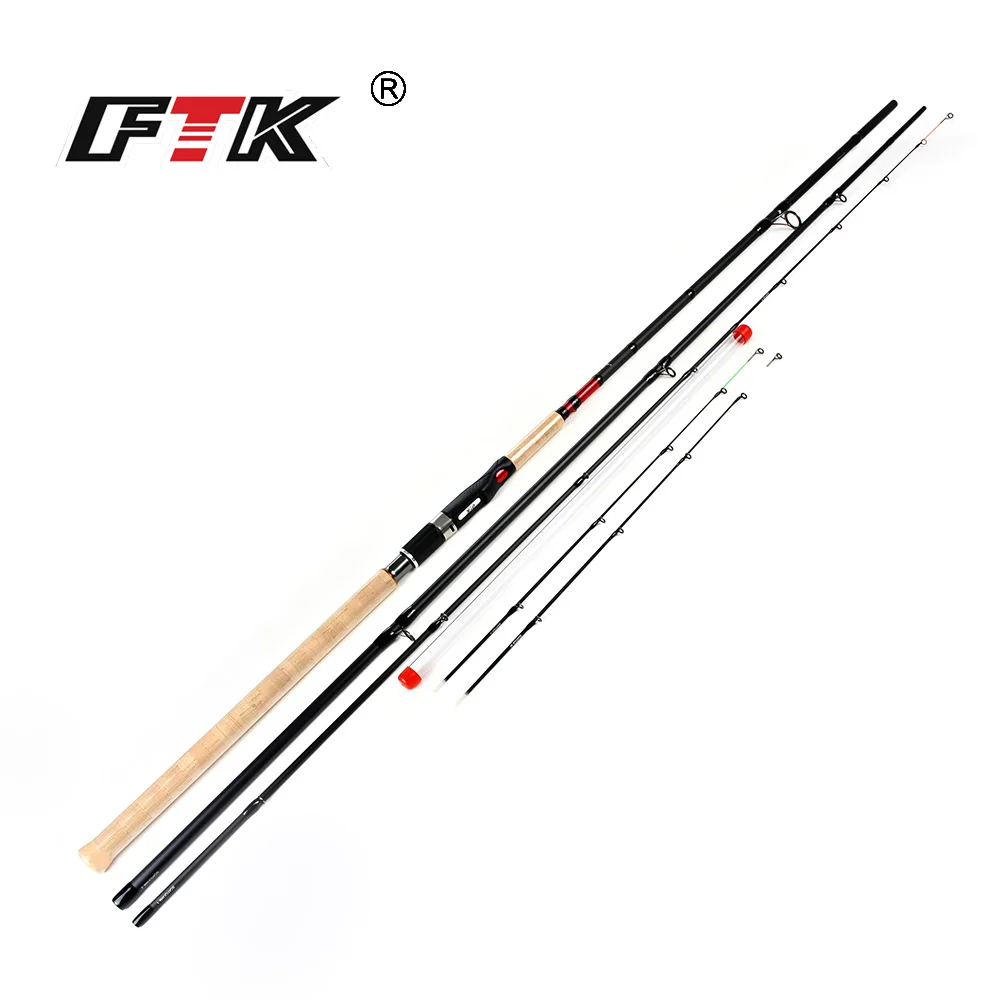 FTK new 99% High Carbon Cork Handle Feeder casting Fishing Rod C.W. 15-40G 2SEC/40-90G 3SEC Carp Rod SuperHard spinning
FTK new 99% High Carbon Cork Handle Feeder casting Fishing Rod C.W. 15-40G 2SEC/40-90G 3SEC Carp Rod SuperHard spinning