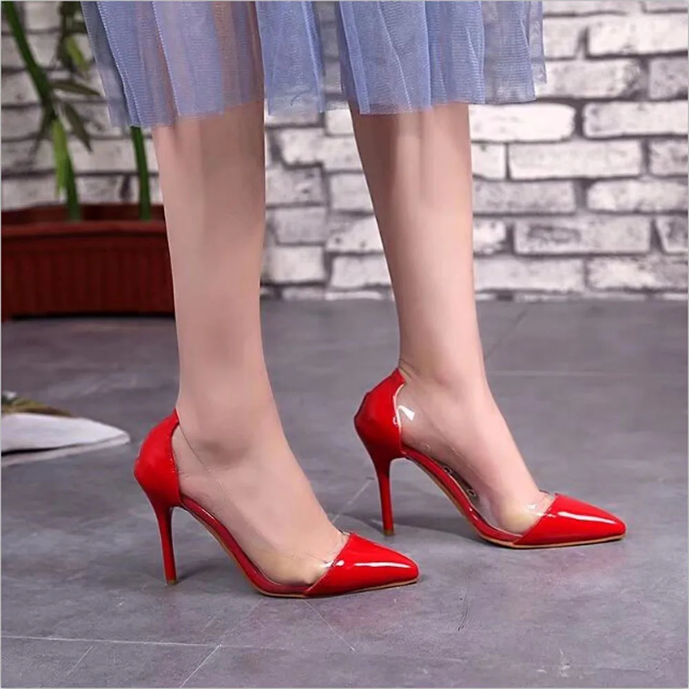 Women Pumps Transparent High Heels Sexy Pointed Toe Slip-on Wedding Party Shoes summer sandals women sandals high heels
Women Pumps Transparent High Heels Sexy Pointed Toe Slip-on Wedding Party Shoes summer sandals women sandals high heels