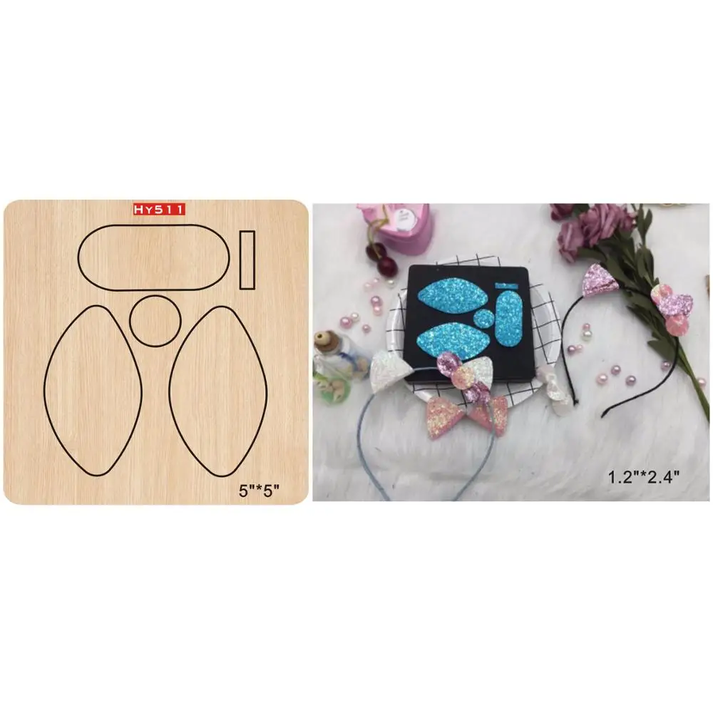 Cat ear decoration cutting dies 2019 new die cut &wooden dies Suitable for common die cutting machines on the market
Cat ear decoration cutting dies 2019 new die cut &wooden dies Suitable for common die cutting machines on the market