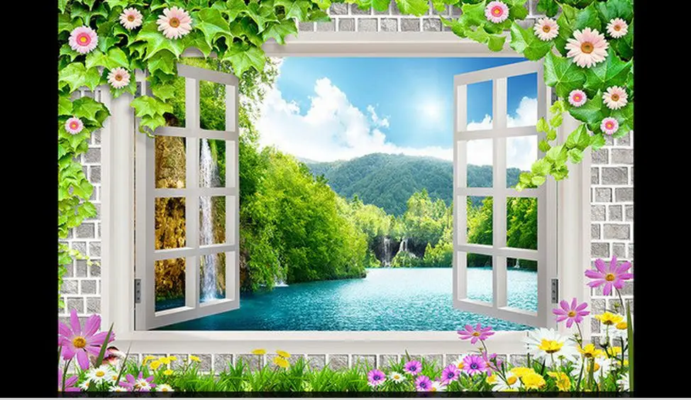 custom photo wallpaper 3d wall murals wallpaper 3 d window flowers landscape setting wall 3d mural wallpaper home decoration
custom photo wallpaper 3d wall murals wallpaper 3 d window flowers landscape setting wall 3d mural wallpaper home decoration