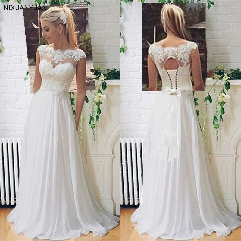 Sexy Simple Plus Size Beach Bohemian Bohe Lace A Line Wedding Bride Dresses Gowns 2019
Sexy Simple Plus Size Beach Bohemian Bohe Lace A Line Wedding Bride Dresses Gowns 2019