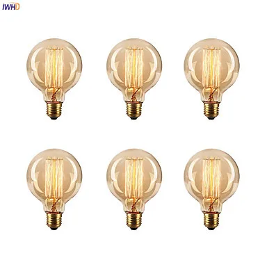 IWHD Bombillas Vintage Light Bulb For Home Decoration 40W E27 220V Ampoule Edison Bulb Retro Lamp Incandescent A19 G80 St64 T45
IWHD Bombillas Vintage Light Bulb For Home Decoration 40W E27 220V Ampoule Edison Bulb Retro Lamp Incandescent A19 G80 St64 T45