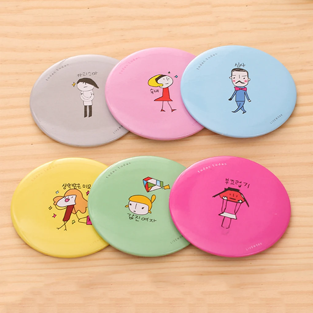 Blue ZOOHot Sale Lovely Cartoon Portable Small Mirrors Round Shaped Cosmetic Mirror Color Random
Blue ZOOHot Sale Lovely Cartoon Portable Small Mirrors Round Shaped Cosmetic Mirror Color Random