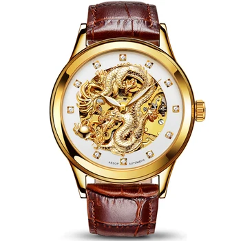 AESOP Watch Men Luxury Dragon Gold Automatic Watch Sapphire Golden Men's Mechanical Wrist Watch Male Clock Men Relogio Masculino
AESOP Watch Men Luxury Dragon Gold Automatic Watch Sapphire Golden Men's Mechanical Wrist Watch Male Clock Men Relogio Masculino