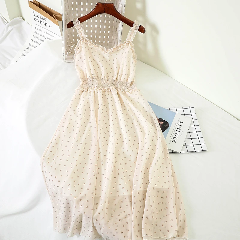 2019 new fashion women's dresses suspenders sweet dot waist slimming chiffon long dress female G920
2019 new fashion women's dresses suspenders sweet dot waist slimming chiffon long dress female G920