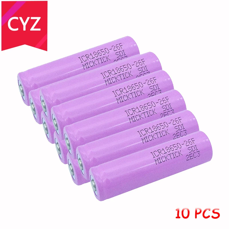 10PCS 3.7V 2600mAh 18650 BCR MICKTICK Battery batteries batteria lithium Li Ion Rechargeable Capacity Battery T6 Flashlight
10PCS 3.7V 2600mAh 18650 BCR MICKTICK Battery batteries batteria lithium Li Ion Rechargeable Capacity Battery T6 Flashlight