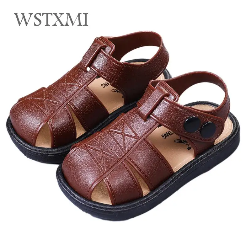 Summer Boys Sandals for Kids Beach Shoes Baby Toddler Sandals Soft Leather Classic Non-slip Children Outdoor Sandals Size 21-30
Summer Boys Sandals for Kids Beach Shoes Baby Toddler Sandals Soft Leather Classic Non-slip Children Outdoor Sandals Size 21-30