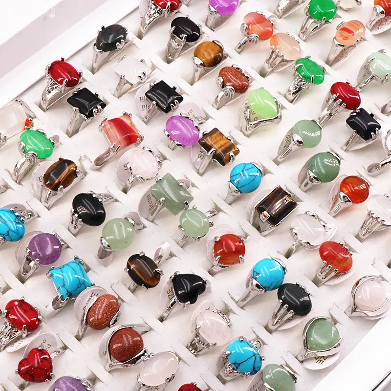 30 Pcs/lot Mix Random Color Style Stone Alloy Rings Fashion Jewelry Women Party Ring Wedding Ring
30 Pcs/lot Mix Random Color Style Stone Alloy Rings Fashion Jewelry Women Party Ring Wedding Ring