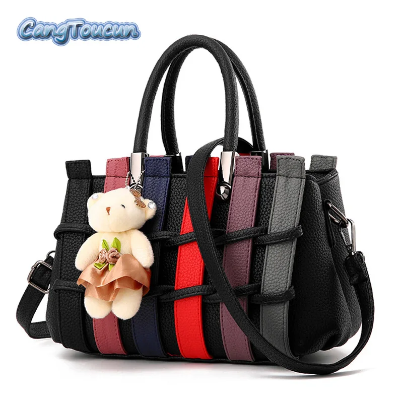 CangToucun Brands Patchwork Women Casual Tote Bag Fashion Leather Handbags Shoulder Top-handle Bags Sac a Main Femme S42
CangToucun Brands Patchwork Women Casual Tote Bag Fashion Leather Handbags Shoulder Top-handle Bags Sac a Main Femme S42