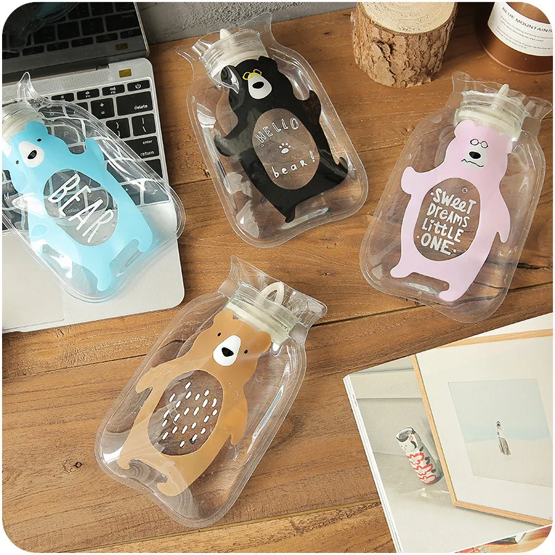 Cute Hand Warm Water Bottle Cartoon Mini Transparent Hot Water Bottles Small Portable Hand Warmer Water Injection Storage Bag
Cute Hand Warm Water Bottle Cartoon Mini Transparent Hot Water Bottles Small Portable Hand Warmer Water Injection Storage Bag