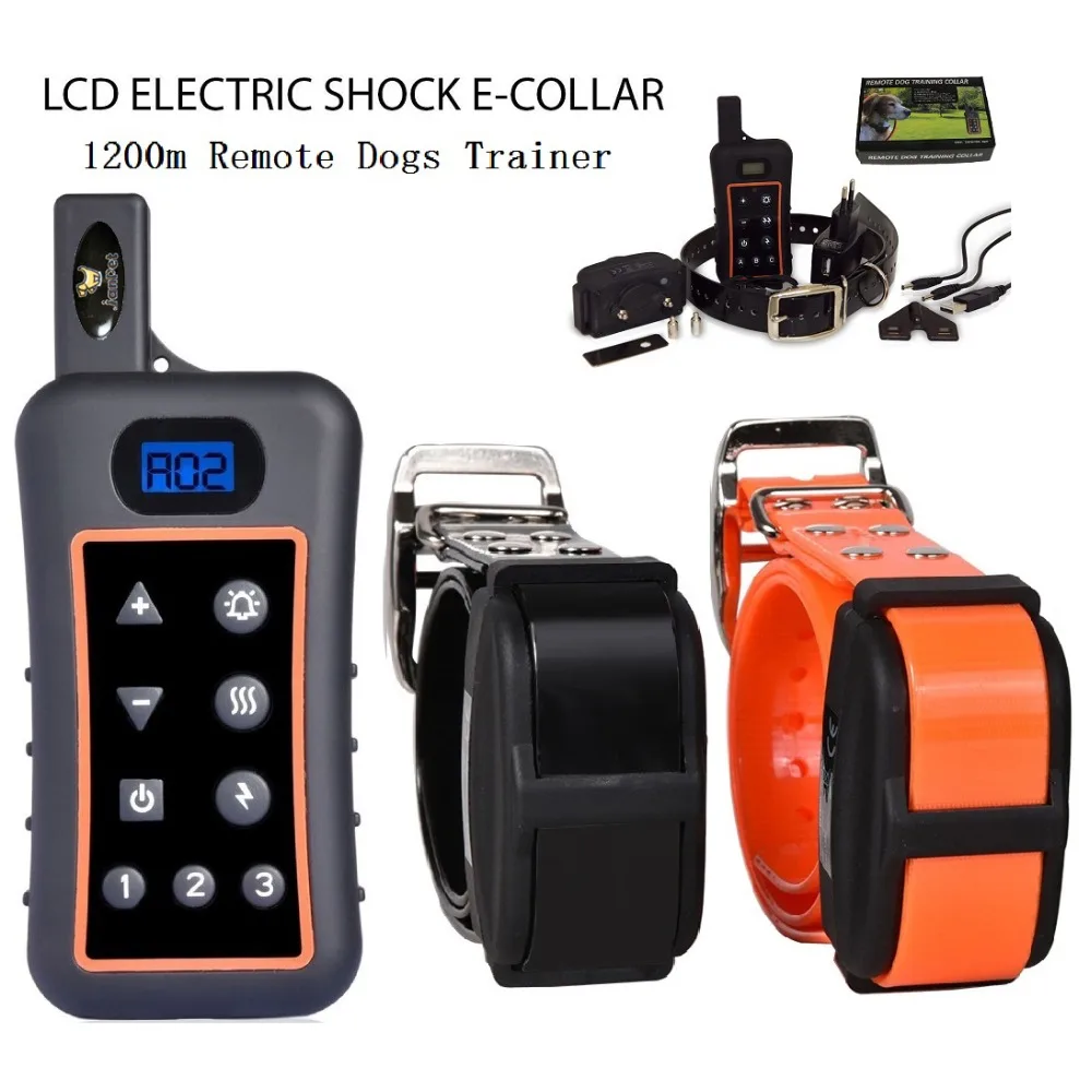 JANPET Remote 1200m Hunting Dog Training Collar Waterproof & Rechargeable Dog Training Shock Collars
JANPET Remote 1200m Hunting Dog Training Collar Waterproof & Rechargeable Dog Training Shock Collars