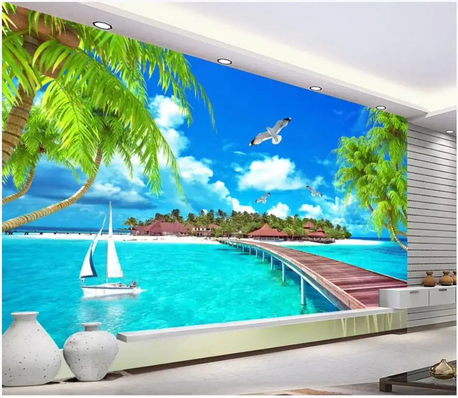 Пользовательские фото 3d обои Maldives пляж кокосовое дерево Эгейское ТВ фон настенный домашний декор для гостиной обои для стен 3 d
Пользовательские фото 3d обои Maldives пляж кокосовое дерево Эгейское ТВ фон настенный домашний декор для гостиной обои для стен 3 d