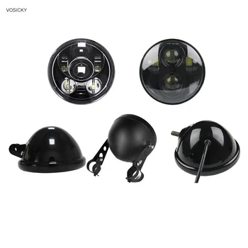 5 3/4 " Headlight 5.75 " Har-ley LED Headlamp For Softail, Dyna And Sportster Models
5 3/4 " Headlight 5.75 " Har-ley LED Headlamp For Softail, Dyna And Sportster Models