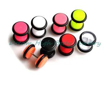 HENGKE Jewelry Ear Plugs Faker Expander Plain Earring Ear Piercing Stretcher Cheater UV Acrylic 8mm Flesh Tunnel Body Jewelry
HENGKE Jewelry Ear Plugs Faker Expander Plain Earring Ear Piercing Stretcher Cheater UV Acrylic 8mm Flesh Tunnel Body Jewelry