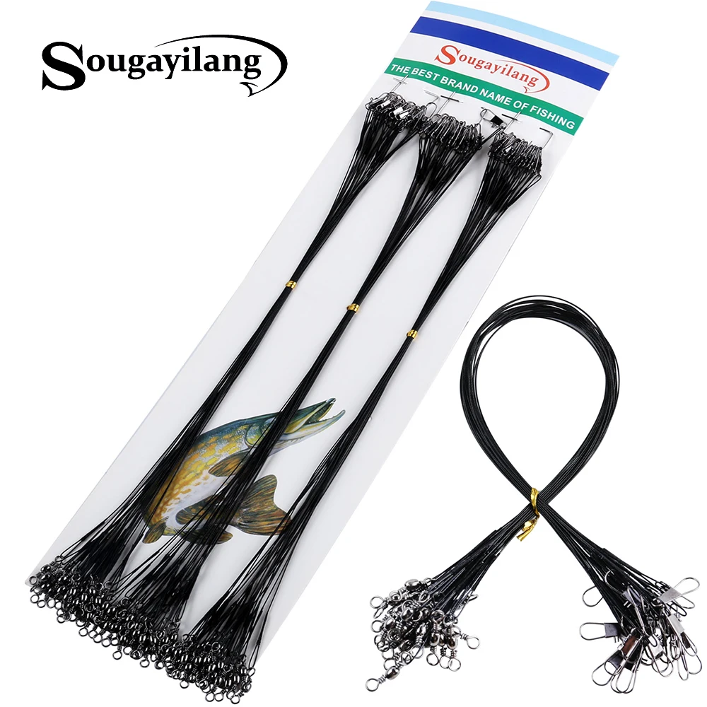 30cm 60pcs Fishing Line for Lead Steel Fishing Wire Fishing Cord Rope Fishing Leader Trace the Lines Spinner Shark expert AAA
30cm 60pcs Fishing Line for Lead Steel Fishing Wire Fishing Cord Rope Fishing Leader Trace the Lines Spinner Shark expert AAA