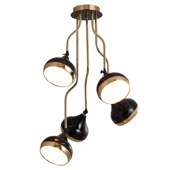 Nordic single 5 head combo creative pendant lights gold with balck lampshade dining room living room lamp LED iron art droplight
Nordic single 5 head combo creative pendant lights gold with balck lampshade dining room living room lamp LED iron art droplight