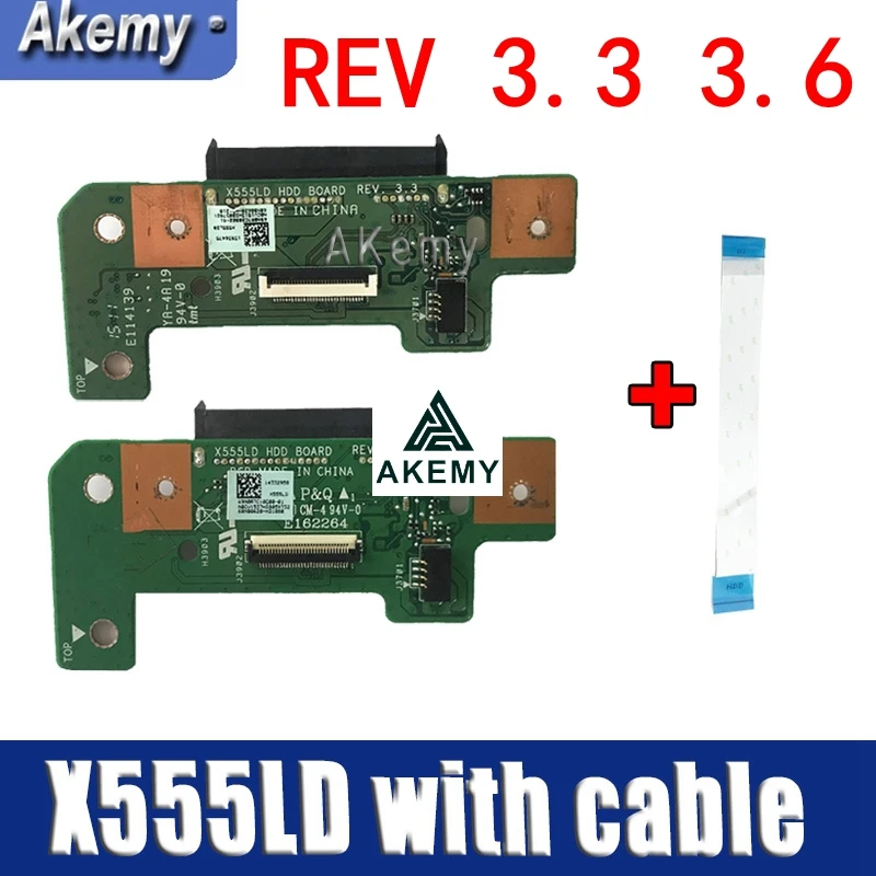 X555LD HDD BOARD REV 3.3 3.6 For ASUS X555LD X555LA X555LJ X555LN X555LF X555LP R556L VM590L Y583LD Y583L HDD Hard Drive Board
X555LD HDD BOARD REV 3.3 3.6 For ASUS X555LD X555LA X555LJ X555LN X555LF X555LP R556L VM590L Y583LD Y583L HDD Hard Drive Board