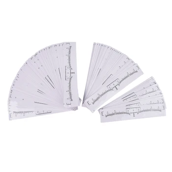 50Pcs/pack Disposable Eyebrows Ruler Stickers Ruler Permanent Makeup Eyebrow Shaping Tools Tattoo Measurement Rulers Sticker
50Pcs/pack Disposable Eyebrows Ruler Stickers Ruler Permanent Makeup Eyebrow Shaping Tools Tattoo Measurement Rulers Sticker