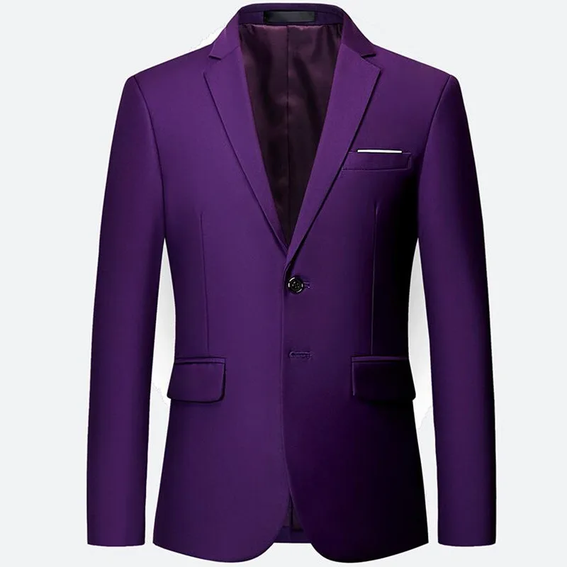 High Quality Green White Gray Yellow Purple Blazer Men 2019 Slim Fit Man Blazer Casual Suit Jacket M-5XL Men's Blazers
High Quality Green White Gray Yellow Purple Blazer Men 2019 Slim Fit Man Blazer Casual Suit Jacket M-5XL Men's Blazers