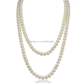shitou 00737 All Natural 8-8.5 mm Freshwater Mostly Round Pearl 47-inch Long Strand Necklace
shitou 00737 All Natural 8-8.5 mm Freshwater Mostly Round Pearl 47-inch Long Strand Necklace