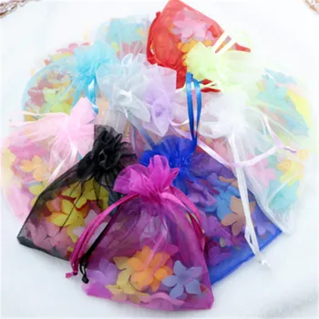 100pcs Organza Bag Solid Different Color Jewelry Pouches Delicate Soft Package 7x9cm 9x12cm 10x15cm 13x18cmLipstick Portable Bag
100pcs Organza Bag Solid Different Color Jewelry Pouches Delicate Soft Package 7x9cm 9x12cm 10x15cm 13x18cmLipstick Portable Bag