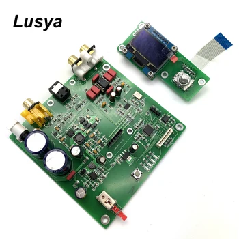 

ES9038 Q2M I2S DSD Decoder Coaxial Fiber Input DAC Decoding Board HIFI Audio Amplifier Board F7-003