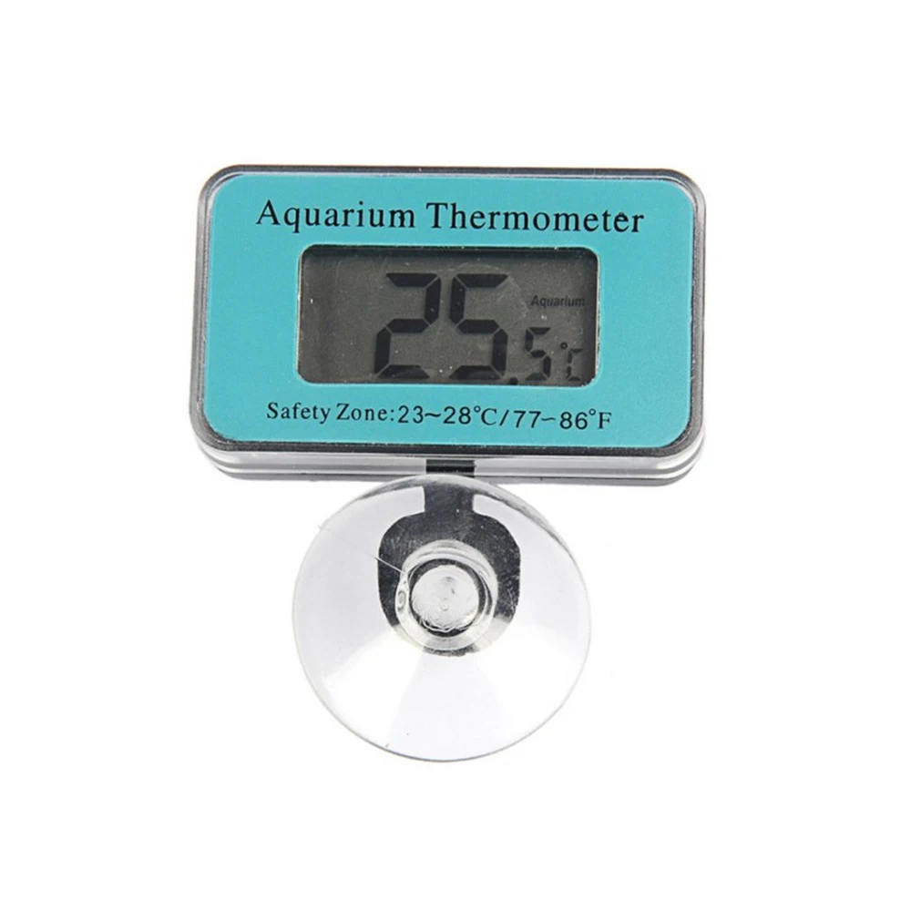 

New Fish Tank Aquarium Thermometer With Sucker Submersible LCD Digital Water Temperature Meter -50C~70C Temperature Alarm