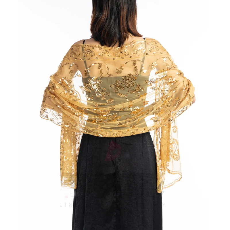 2019 Women Wedding Dress Shawl Sequined Wraps and Shawls Long Tulle Scarf Bridal Bridesmaid Wraps Evening Party Wraps 185*60cm
2019 Women Wedding Dress Shawl Sequined Wraps and Shawls Long Tulle Scarf Bridal Bridesmaid Wraps Evening Party Wraps 185*60cm