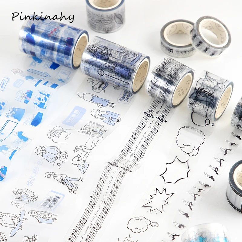 INS style Transparent PET Washi Tape Decorative Adhesive Tape Decora Diy Scrapbooking Sticker Label Japanese Stationery JD008
INS style Transparent PET Washi Tape Decorative Adhesive Tape Decora Diy Scrapbooking Sticker Label Japanese Stationery JD008