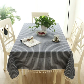 New Japan style Polyester Cotton Tablecloth Red Stripes Tassel Lace Dust-proof Table cloth Wedding Hotel Rectangular Cover cloth
New Japan style Polyester Cotton Tablecloth Red Stripes Tassel Lace Dust-proof Table cloth Wedding Hotel Rectangular Cover cloth