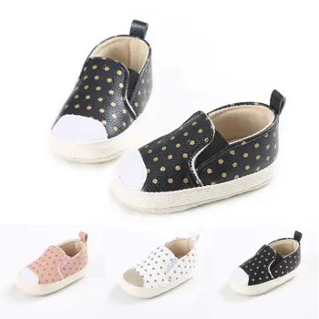 Toddler Baby Shoes Polka Dots Prewalker Shoes Newborn Soft Sole Boy Girl Crib Shoes 0-18M
Toddler Baby Shoes Polka Dots Prewalker Shoes Newborn Soft Sole Boy Girl Crib Shoes 0-18M