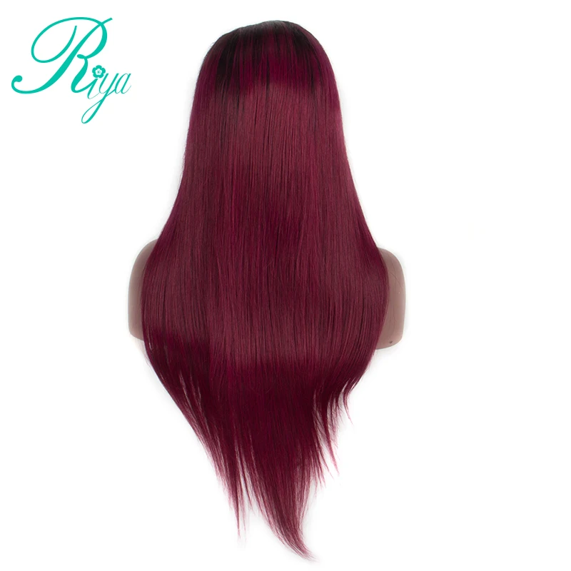 1b 99j ombre straight huamn hair wigs (2)