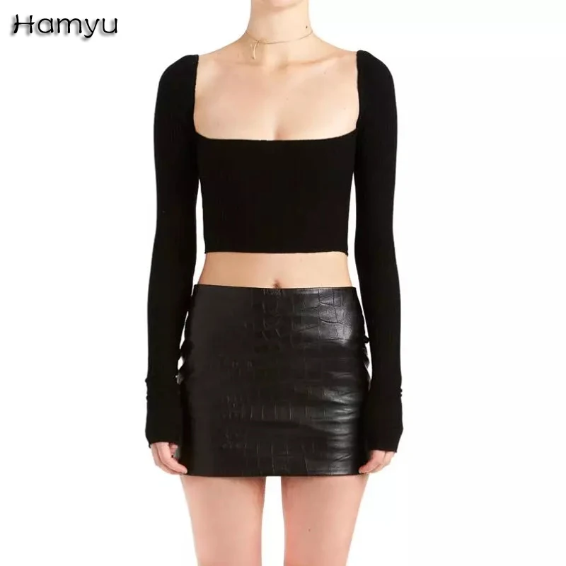 New Fashion 2017 Women Spring Western Style Sexy Square Collar Solid Elegant Vintage Long Sleeve T-shirt Crop Top T-shirt
New Fashion 2017 Women Spring Western Style Sexy Square Collar Solid Elegant Vintage Long Sleeve T-shirt Crop Top T-shirt
