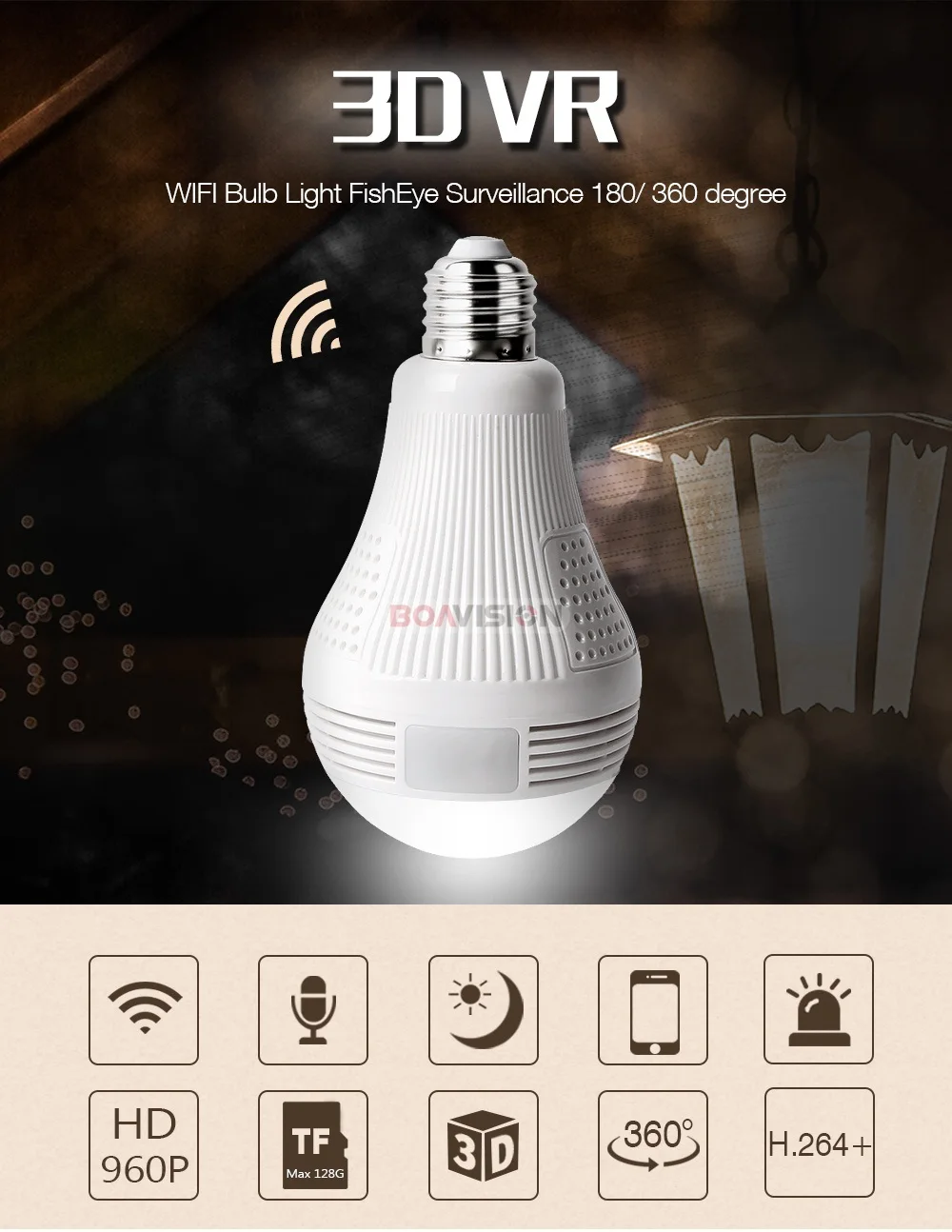 01 Bulb Light IP Camera