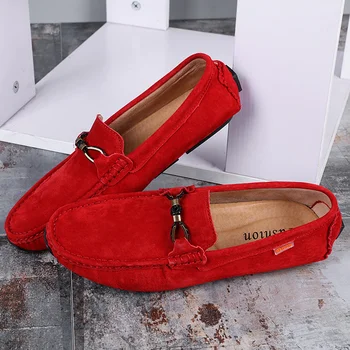 Hot Sale krasovki Men's Casual Shoes Brand Men Loafers Suede Leather Moccasins Comfy Breathable Slip on Boat Mocasines Hombre
Hot Sale krasovki Men's Casual Shoes Brand Men Loafers Suede Leather Moccasins Comfy Breathable Slip on Boat Mocasines Hombre