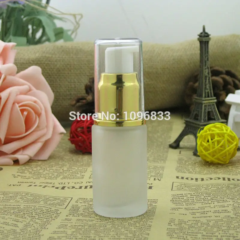 15ML Frost Glass Bottle with Gold Cap, Glass Lotion Pump Bottle, 15ML Glass Lotion Bottle, Cosmetic Packaging Bottle, 30pcs/Lot
15ML Frost Glass Bottle with Gold Cap, Glass Lotion Pump Bottle, 15ML Glass Lotion Bottle, Cosmetic Packaging Bottle, 30pcs/Lot