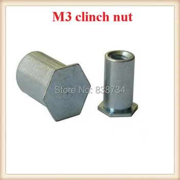 100 carbon steel with white zinc coated m3*30mm clinching standoff pressure rivet nut threaded standoffs
100 carbon steel with white zinc coated m3*30mm clinching standoff pressure rivet nut threaded standoffs