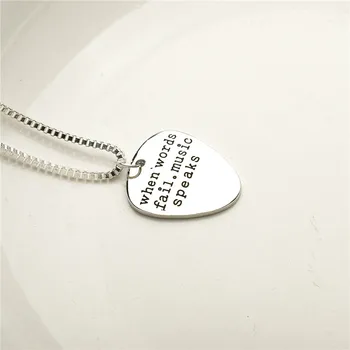 Wholesale 20pcs/lot High Quality Letter Pendant Charms "When words fail.music speaks" Necklace Simple Necklace For Girls Gifts
Wholesale 20pcs/lot High Quality Letter Pendant Charms "When words fail.music speaks" Necklace Simple Necklace For Girls Gifts