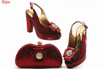 Latest Italian Shoes With Matching Bags Women red Color Nigeria Wedding Shoes And Bag To Match With Stone SSN1-25
Latest Italian Shoes With Matching Bags Women red Color Nigeria Wedding Shoes And Bag To Match With Stone SSN1-25
