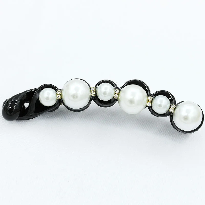 Triangle Hairpin Hair Clip Hair Accessories Women Fashion, Korea Temperament Pearl Grip Korean-Style Crystal Black Elegant Atmos 
Triangle Hairpin Hair Clip Hair Accessories Women Fashion, Korea Temperament Pearl Grip Korean-Style Crystal Black Elegant Atmos