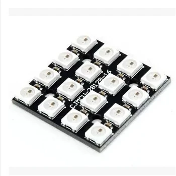 2816 WS2812B 4*4 Bit RGB LED Full Color Drive 16 Bit Color Lamp Development Board
2816 WS2812B 4*4 Bit RGB LED Full Color Drive 16 Bit Color Lamp Development Board